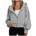 Women's Zip-Up Hoodie — Relaxed Fit Casual Sweatshirt 1